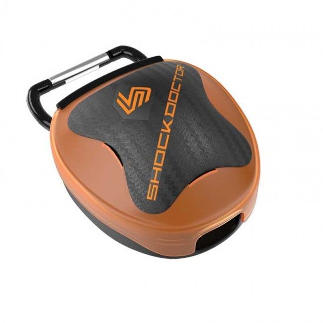 Hülle für Mundschutz Shock Doctor Mouthguard Case Orange
