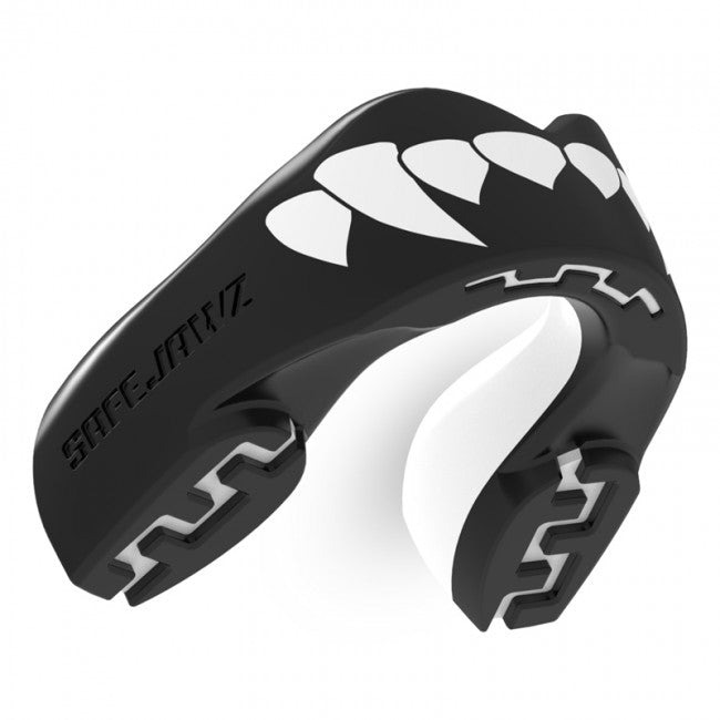 Safejawz Mundschutz Extro-Serie Dracula Black/White Junior