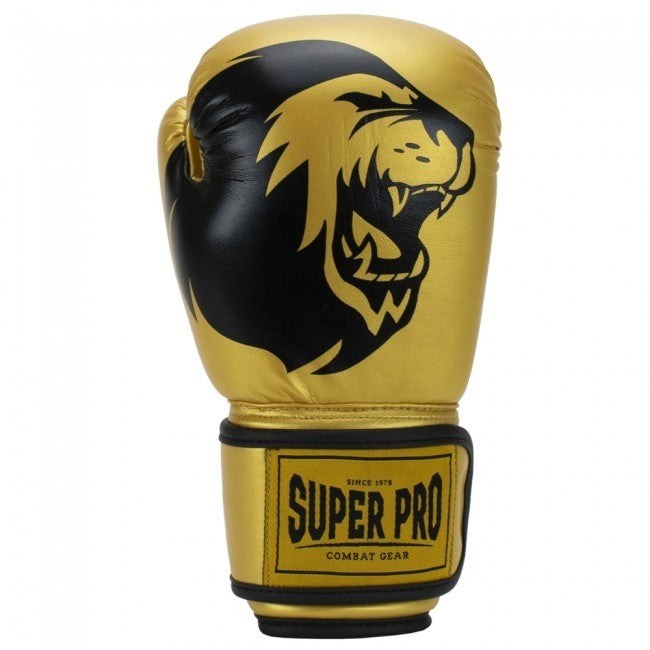 Super Pro Combat Gear Talent Kinder Boxhandschuhe Gold/Schwarz