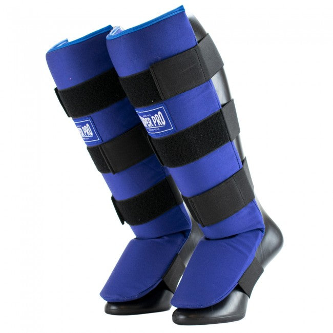 SUPER PRO COMBAT GEAR SCHIENBEINSCHÜTZER SAVIOR BLUE/WHITE