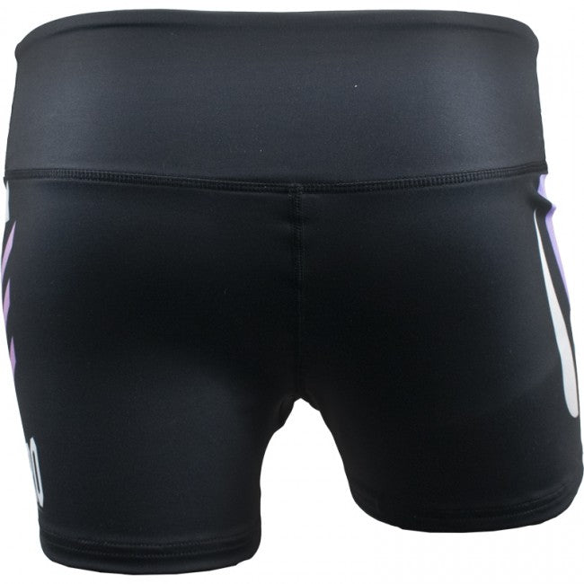 Super Pro Short Tights Women No Mercy white/purple/silver