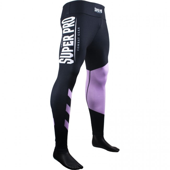 Super Pro Leggings Women No Mercy white/purple/silver