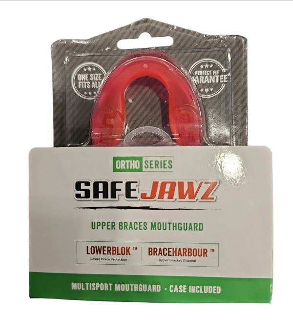 Shock Doctor Mundschutz für Zahnspangen Pink Senior Transparent