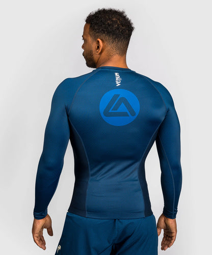Venum x Roger Gracie Academy Langarm Rashguard - Blau