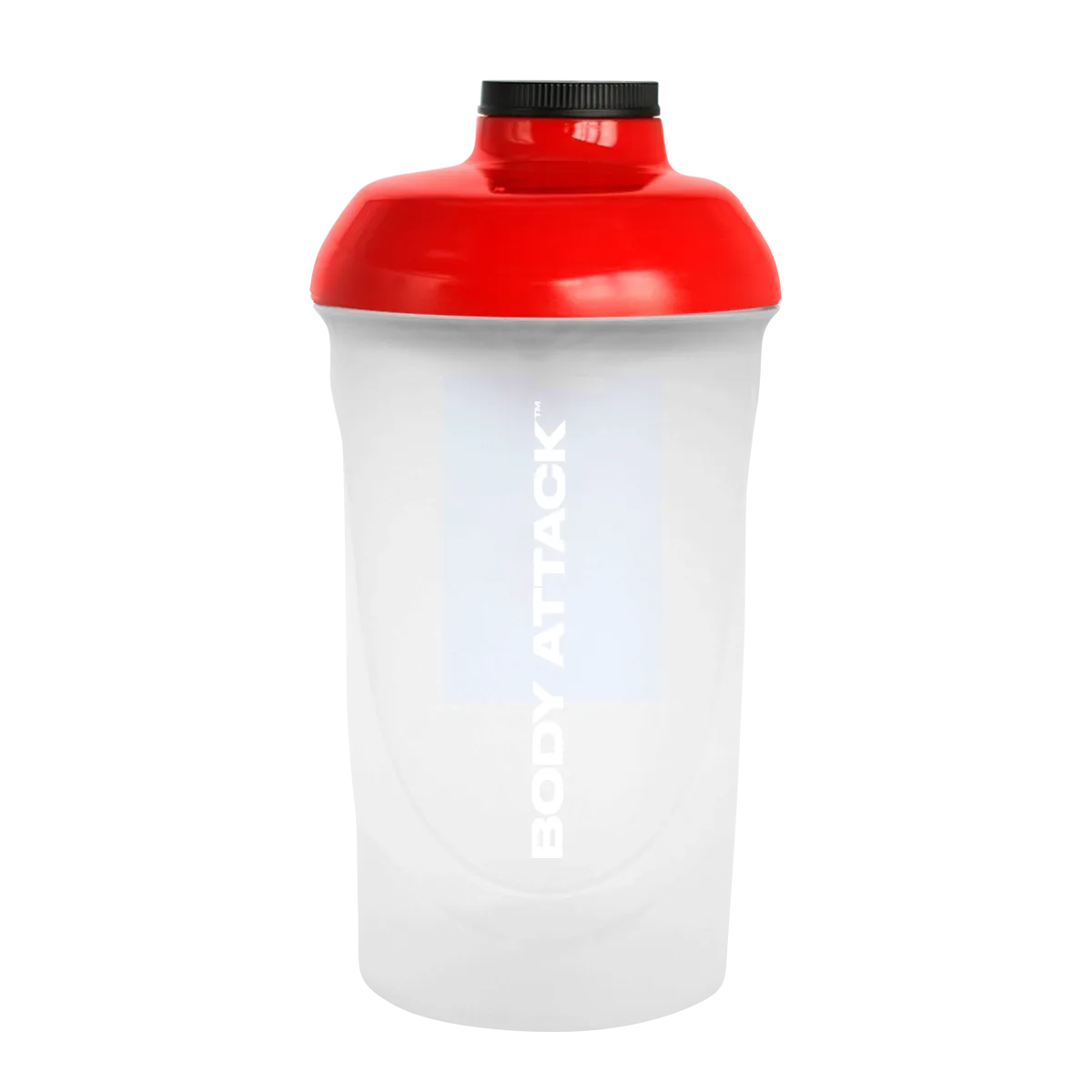 BODY ATTACK - Protein Shaker - Transparent/Red