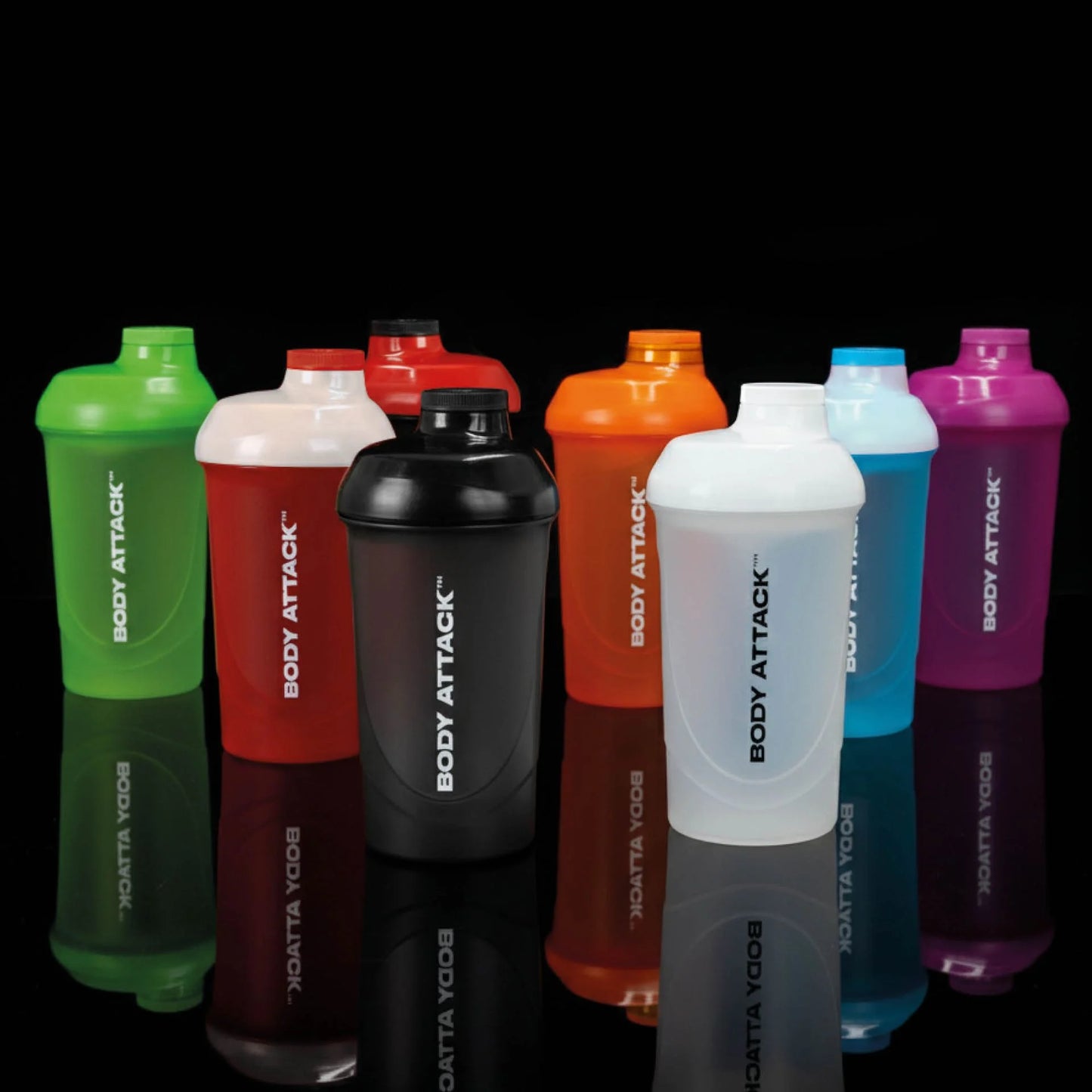 BODY ATTACK - Protein Shaker - Black