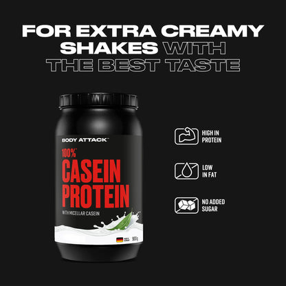 BODY ATTACK 100% Casein Protein 900g
