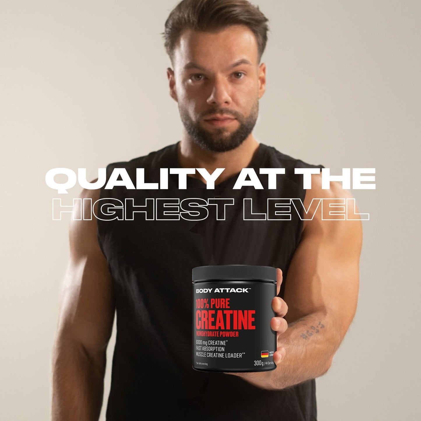 100% PURE CREATINE 300g