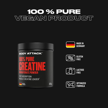 100% PURE CREATINE 300g