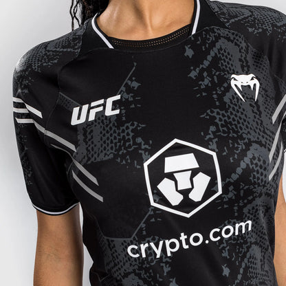 UFC Adrenaline by Venum Authentic Fight Night Walkout-Trikot für Frauen - Schwarz