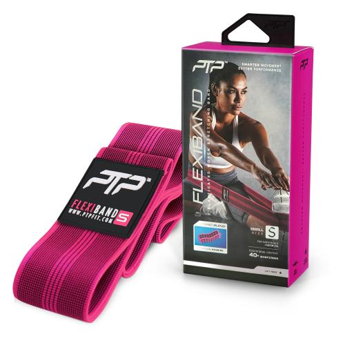 FLEXIBAND  Elasticated Woven Stretching Loop Pink small