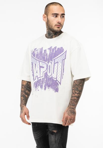 CF TEE Herren T-Shirt Oversize White/Lilac