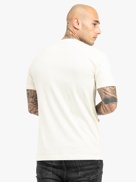 SPLASHED  Herren T-Shirt normale Passform Ecru Black