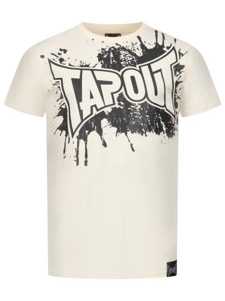 SPLASHED  Herren T-Shirt normale Passform Ecru Black
