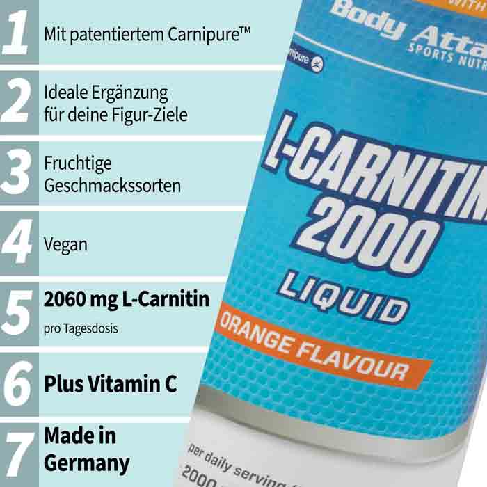 L-CARNITINE LIQUID 2000 (1000 ml) CHERRY
