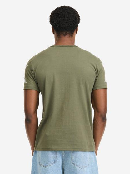 ACE OF SPADES Herren T-Shirt normale Passform olive white