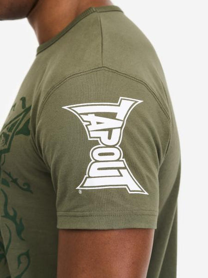ACE OF SPADES Herren T-Shirt normale Passform olive white