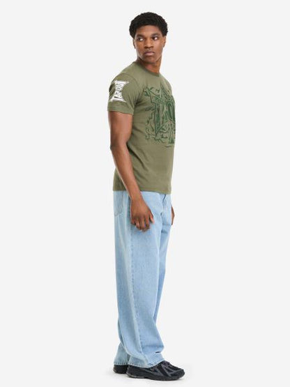 ACE OF SPADES Herren T-Shirt normale Passform olive white