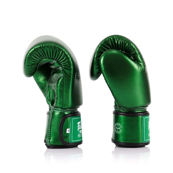 Fairtex (Kick)Boxhandschuhe Metallic Grün