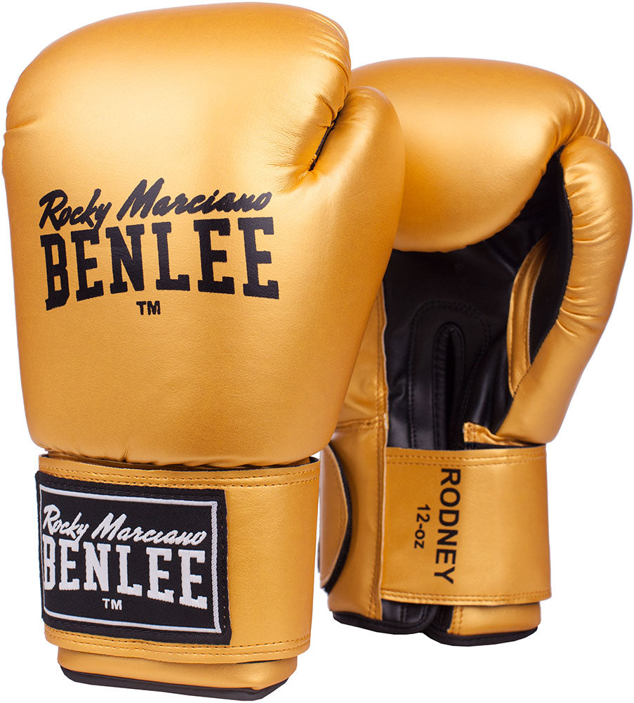 Benlee Rodney Boxhandschuhe aus Kunstleder Gold