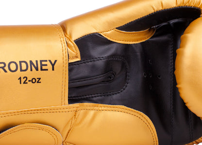 Benlee Rodney Boxhandschuhe aus Kunstleder Gold