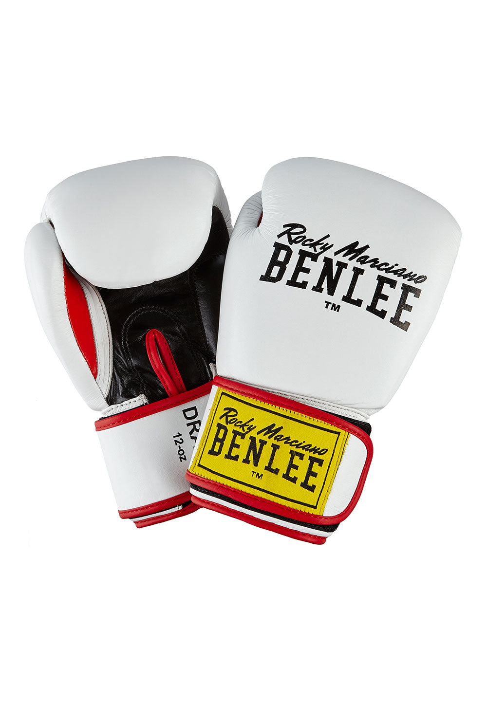Benlee Draco Boxhandschuhe aus Leder Weiß/Schwarz