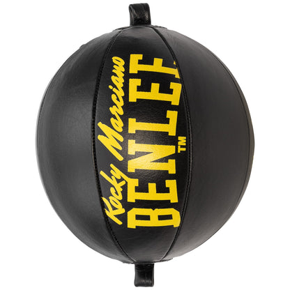 Doppelendball aus Leder schwarz gelb