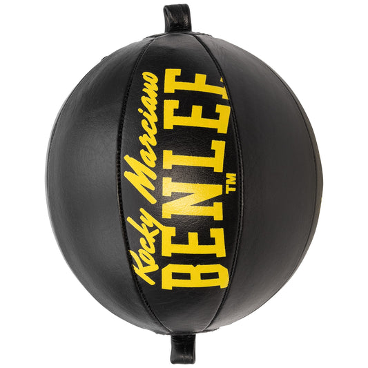 Doppelendball aus Leder schwarz gelb