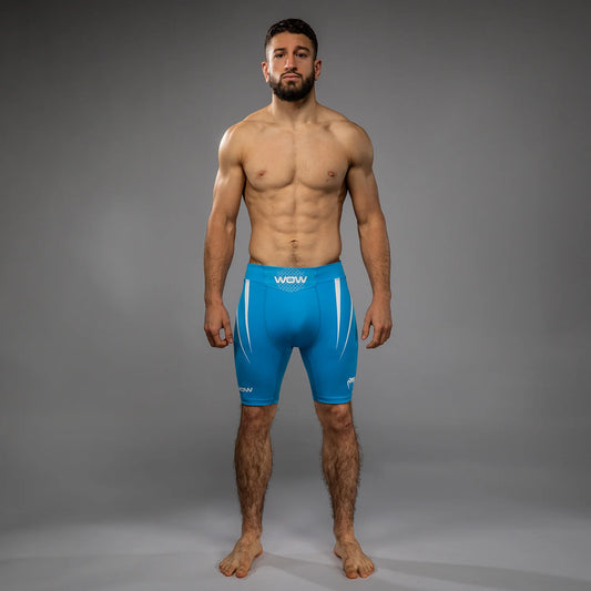 Venum x WOW FC Herren Vale Tudo Shorts - Pacific Blue