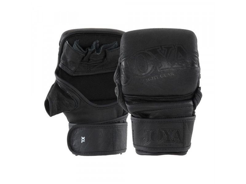 JOYA "FIGHT FAST" LEATHER MMA MATCH GRIP FADED BLACK
