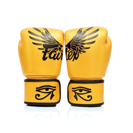 Fairtex (kick)bokshandschoenen Falcon Limited Edition  gold