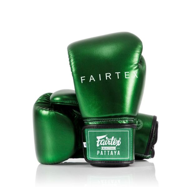 Fairtex (Kick)Boxhandschuhe Metallic Grün