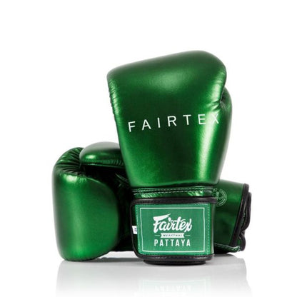 Fairtex (Kick)Boxhandschuhe Metallic Grün