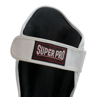 Super Pro Combat Gear Thai-pro Shin Guard white