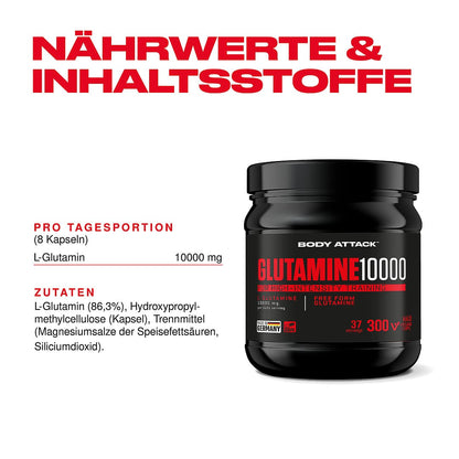 GLUTAMINE 10000 (300 Caps)
