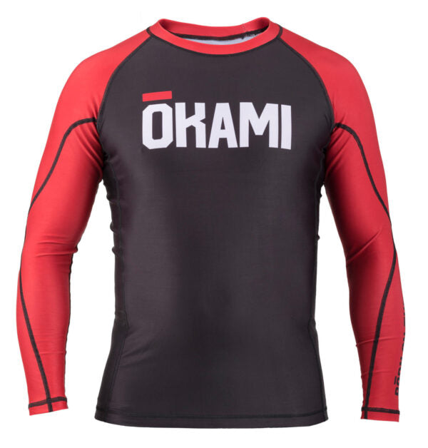 OKAMI Rashguard BORNRED L/S