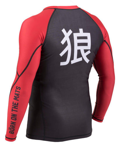 OKAMI Rashguard BORNRED L/S