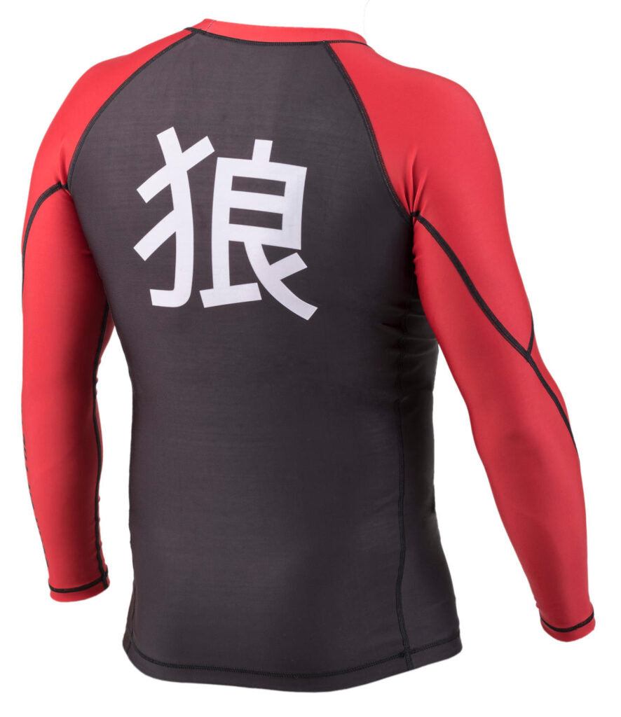 OKAMI Rashguard BORNRED L/S