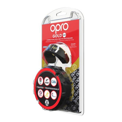 Opro Mundschutz Selbstanpassung Gold Junior gold schwarz ( Ultra Fit)