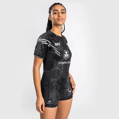 UFC Adrenaline by Venum Authentic Fight Night Walkout-Trikot für Frauen - Schwarz