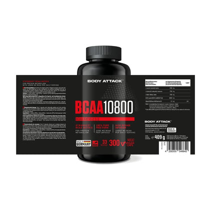 BCAA 10800 (300 Caps)