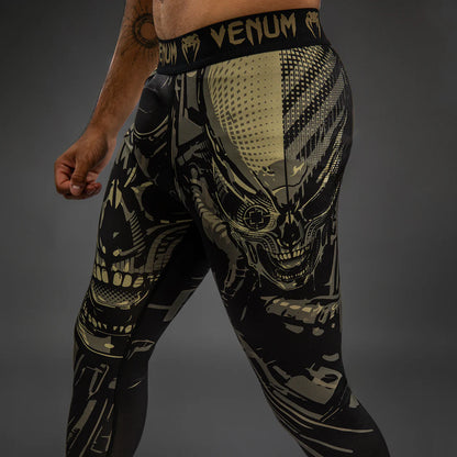 Venum Invader Spats - Schwarz/Sand