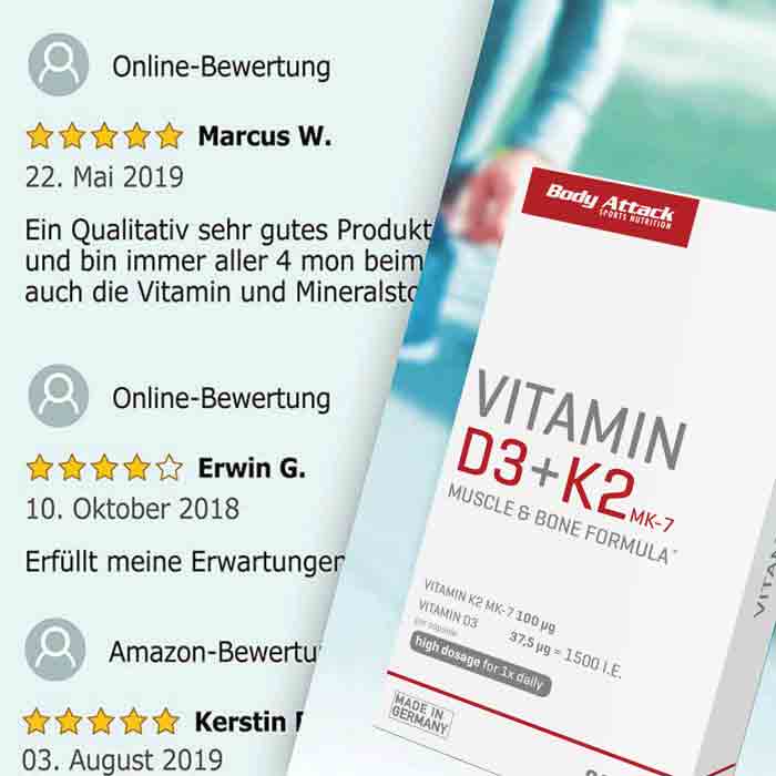 VITAMIN D3 + K2 (30 Caps)