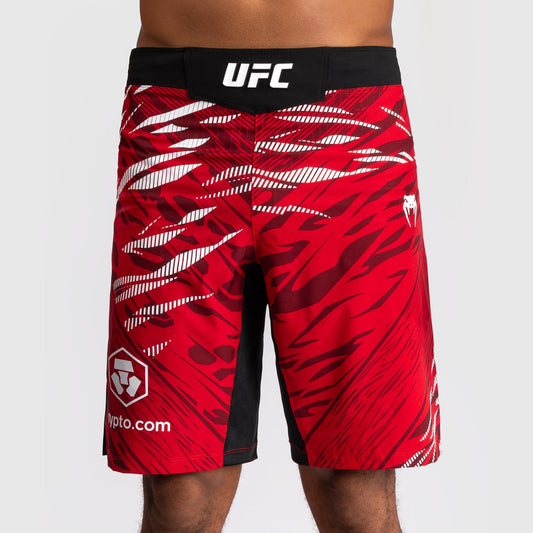 UFC Fusion by Venum Authentic Fight Night Personalized Herren Short - Long Fit - Rot