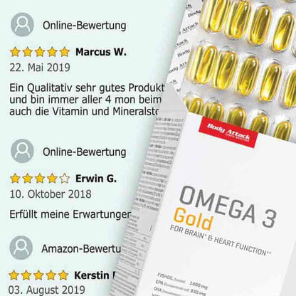 OMEGA 3 GOLD (120 Softgel Caps)
