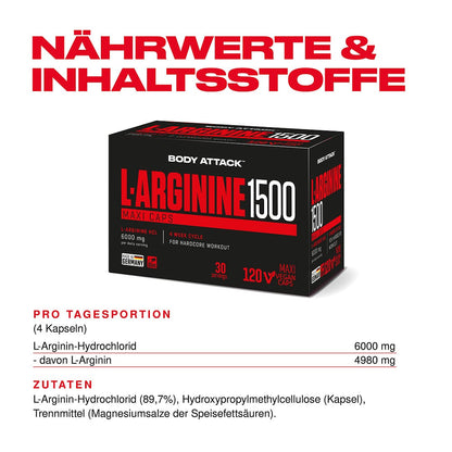 L-ARGININE 1500 (120 Maxi Caps)
