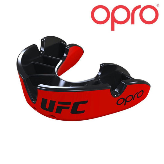 UFC Mundschutz Opro JR Silber Rot/Schwarz