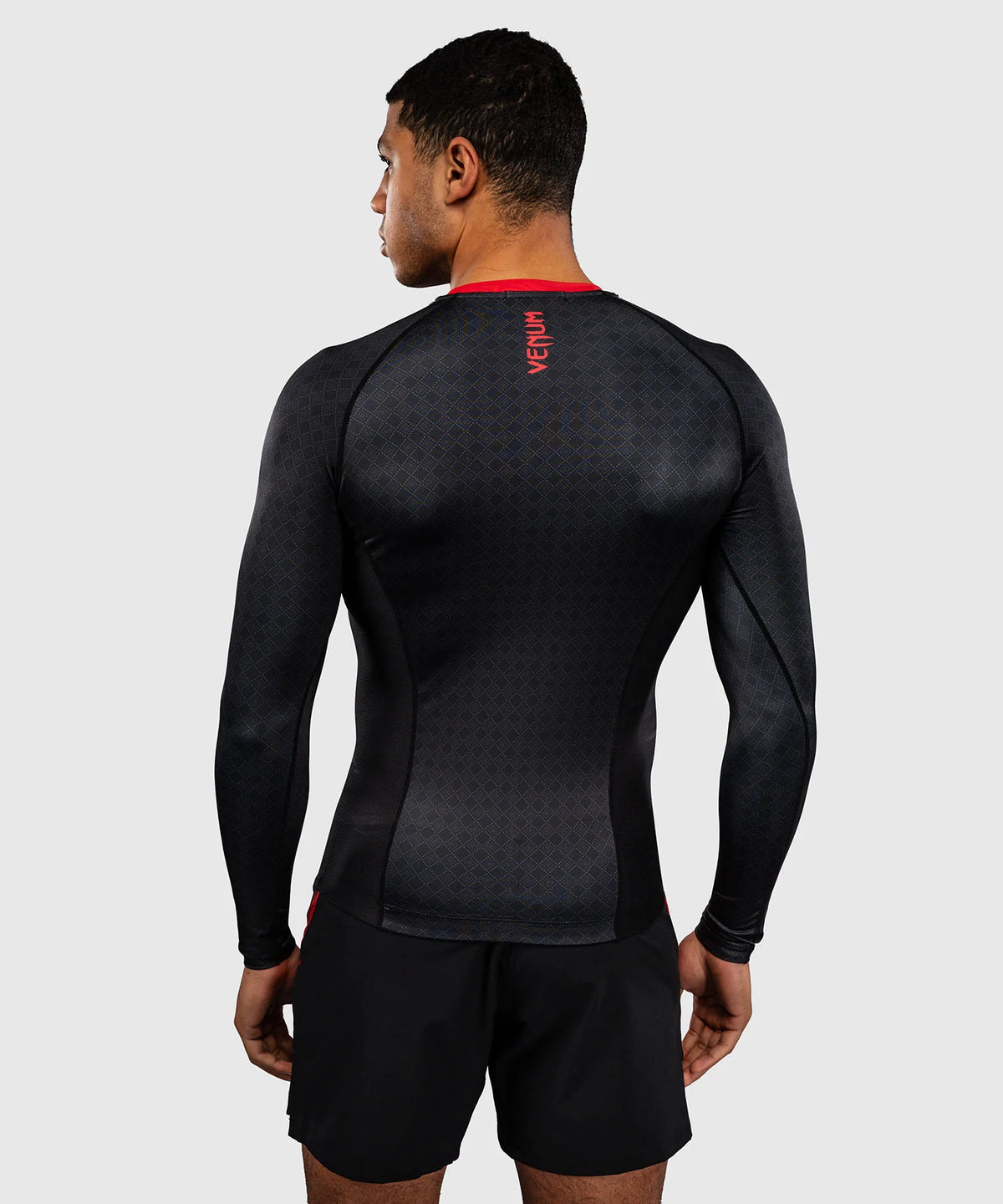 Venum x Roger Gracie Signature Langarm Rashguard - Schwarz/Rot