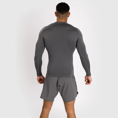 Venum Contender Herren Langärmeliger Rashguard - Grau