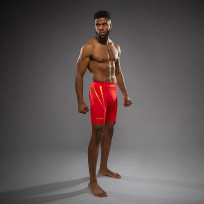 Venum x WOW FC Herren Vale Tudo Shorts - Fury Red/ Gold